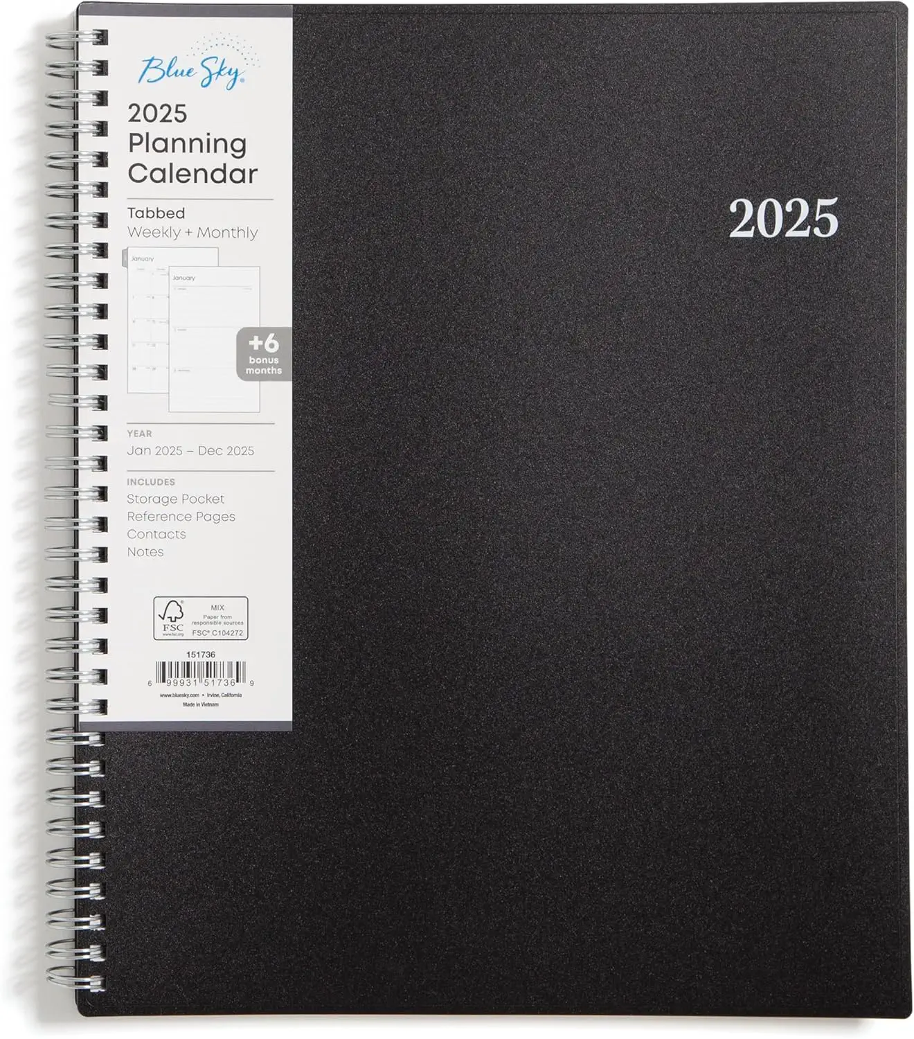 Blue Sky Weekly and Monthly Planner